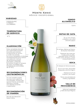 Vino blanco Monte Xanic Chenin blanc 750 ml