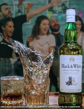 Whisky Scotch Black & White Blended