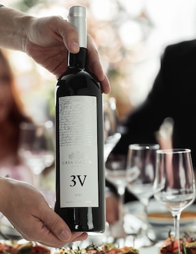 Vino tinto Casa Madero 3V Tempranillo, Merlot y Cabernet 750 ml