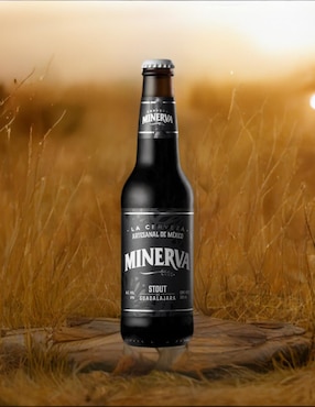 Cerveza clara Minerva Stout Imperial artesanal 355 ml
