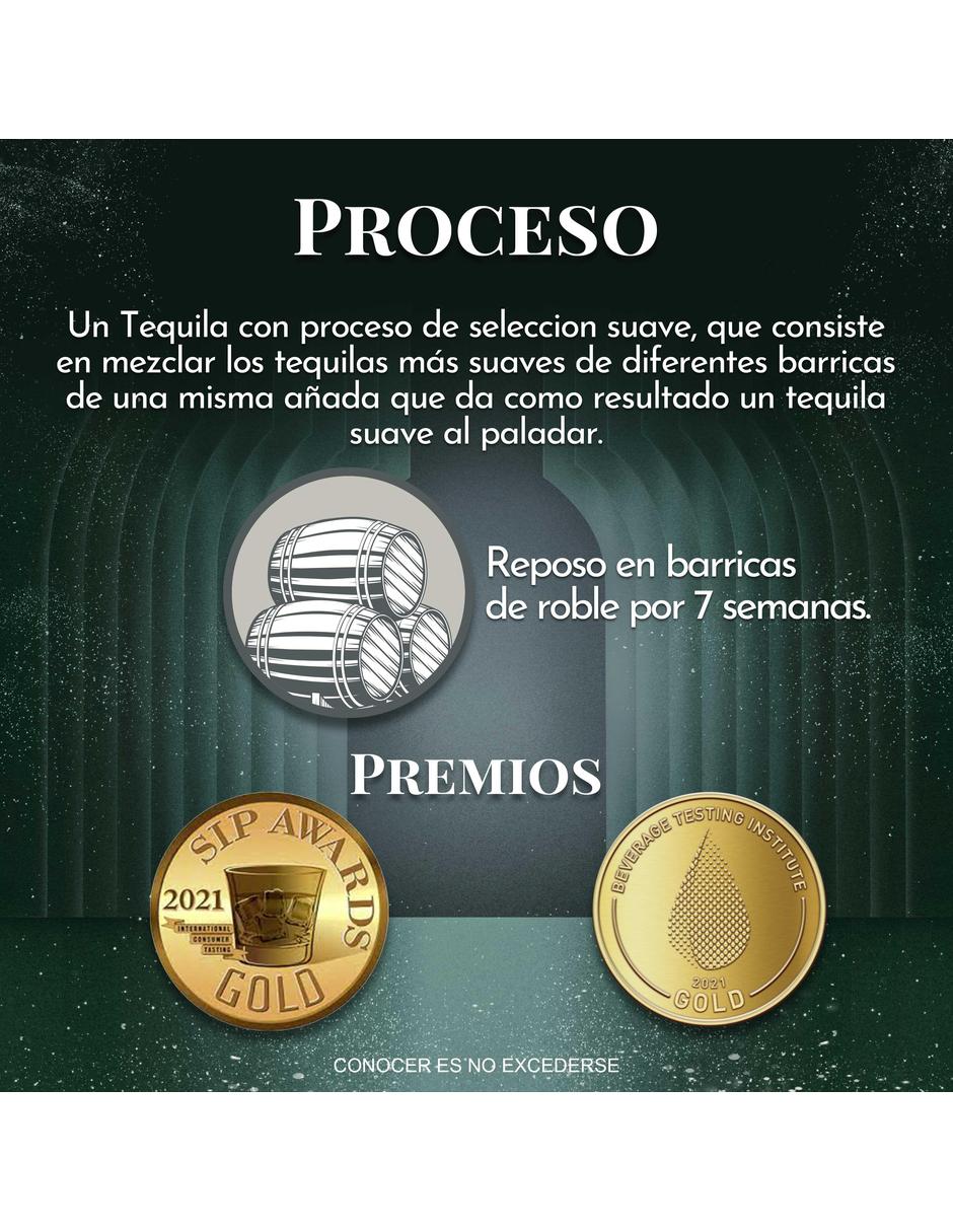 Tequila tipo Plata 700 ml 2