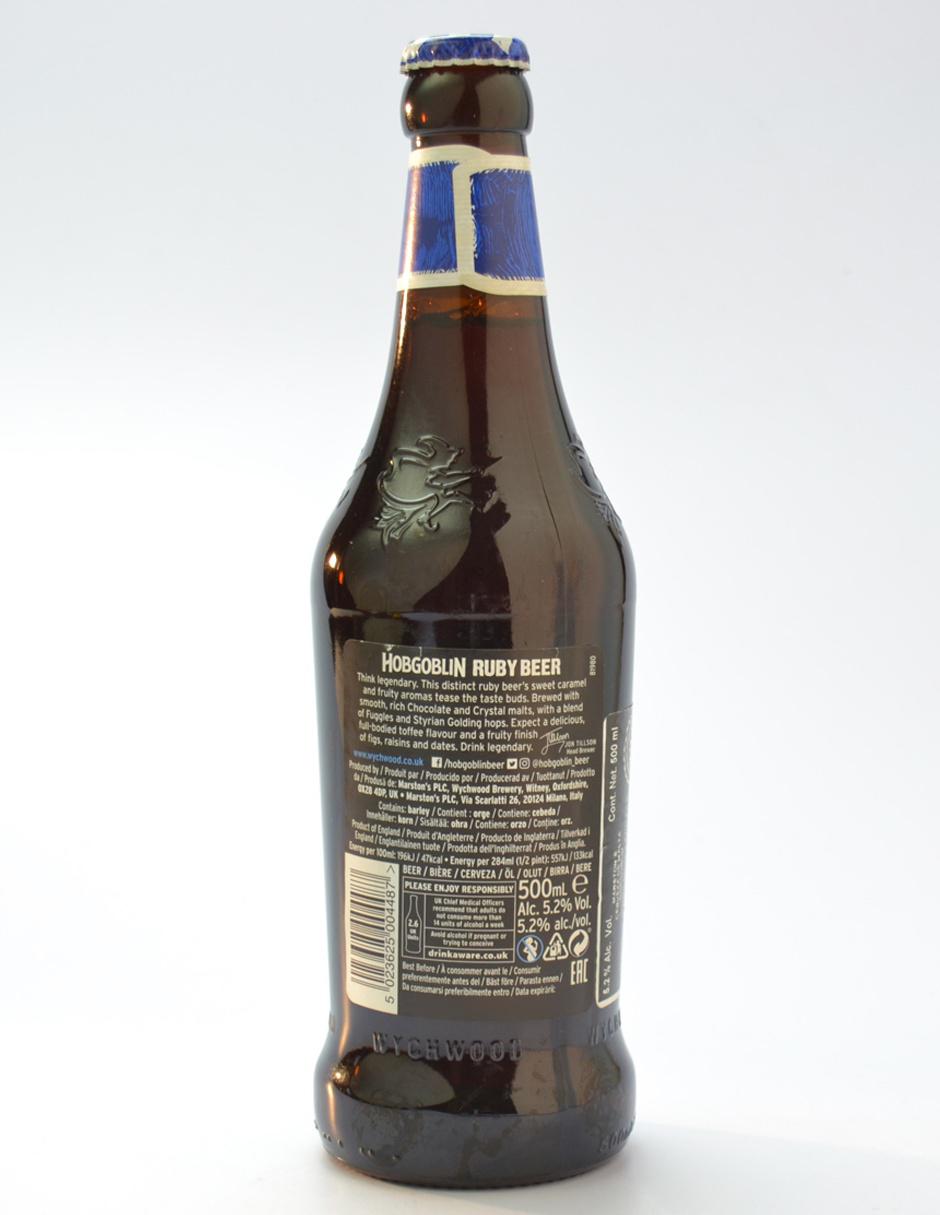 Cerveza obscura Ruby 500 ml 2