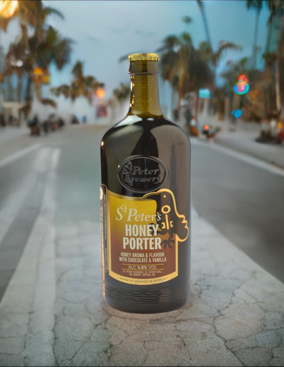 Cerveza obscura Honey Porter miel 500 ml 3