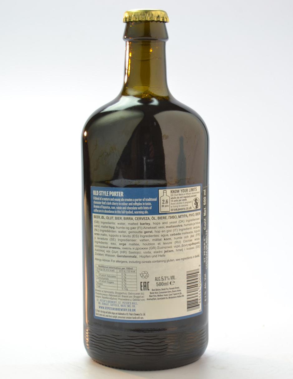 Cerveza obscura Old Style Porter 500 ml 2