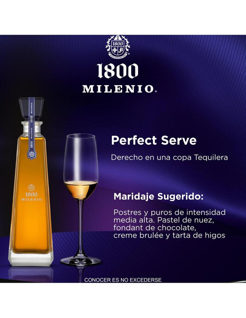 Tequila Milenio tipo Añejo 700 ml 4