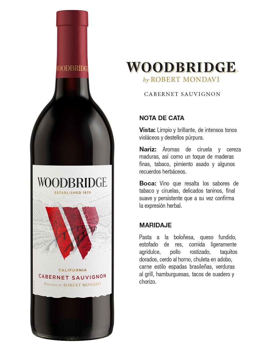 Vino tinto Robert Mondavi cabernet sauvignon 750 ml 3