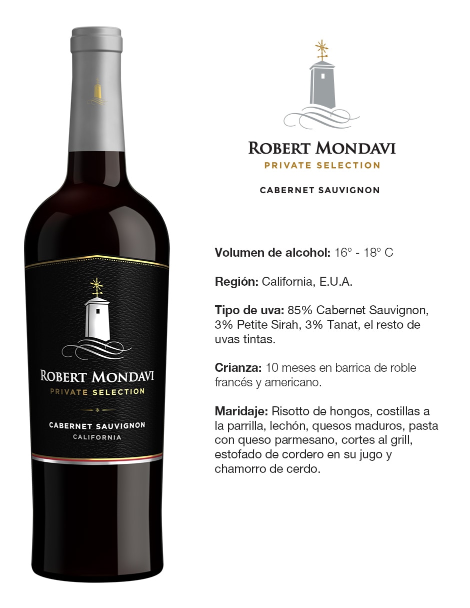 Vino tinto Private Selection cabernet sauvignon 2