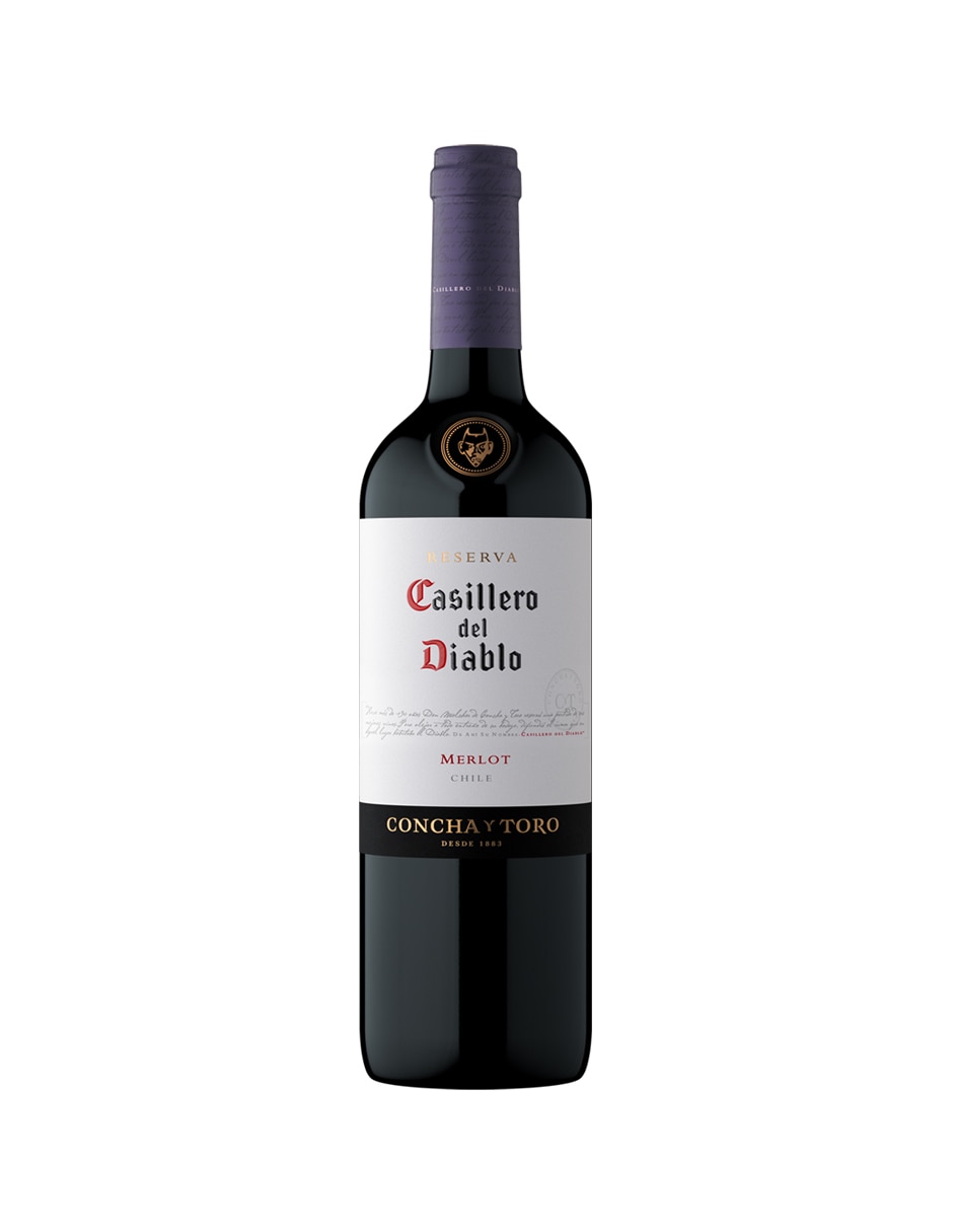 Vino tinto merlot 750 ml