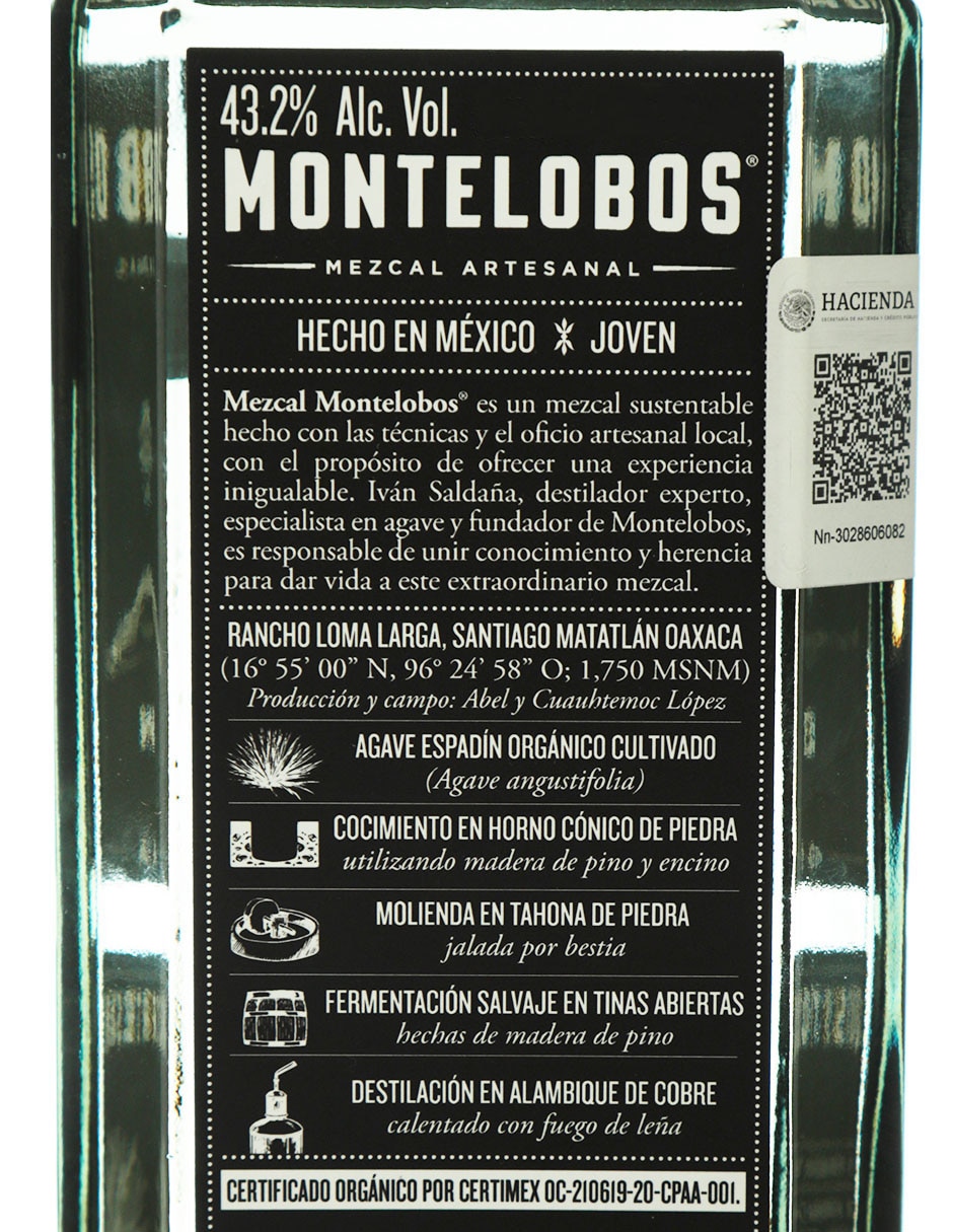 Mezcal Joven 750 ml 3