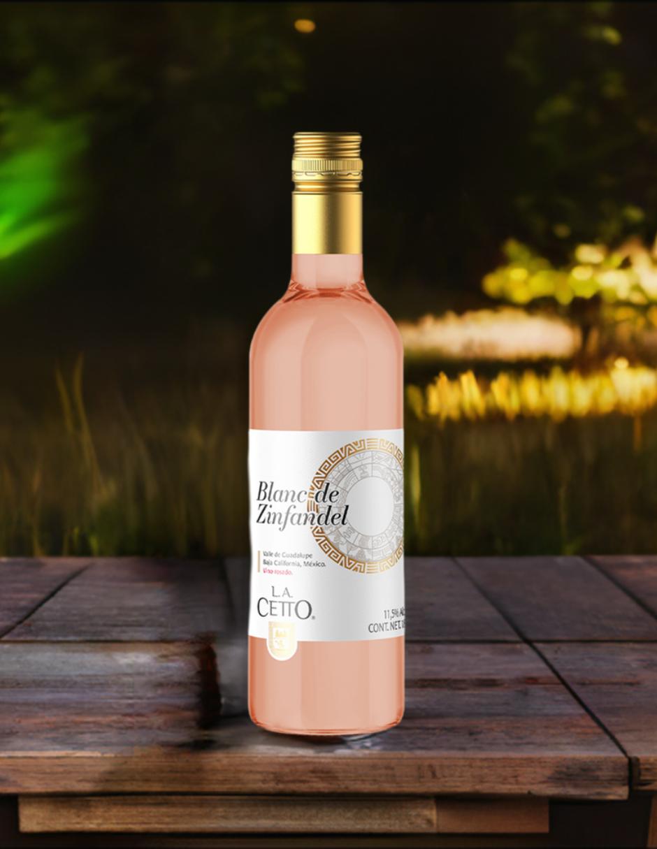 Vino rosado varietal semi seco Zinfandel