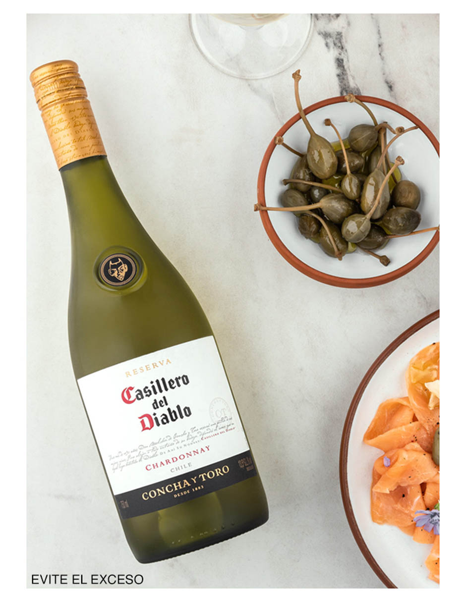 Vino blanco Casillero del Diablo Chardonnay 750 ml 3