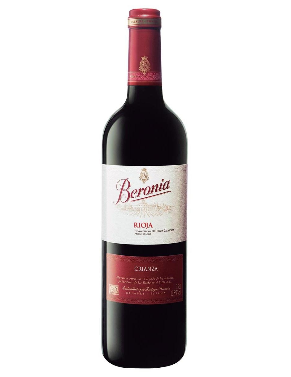 Vino Tinto Crianza tempranillo 750 ml