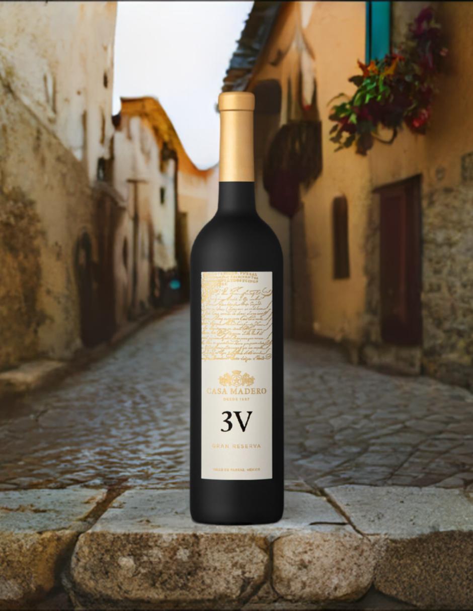 Vino tinto 3V Gran Reserva cabernet sauvignon, merlot, cabernet frances, petit verdot 5