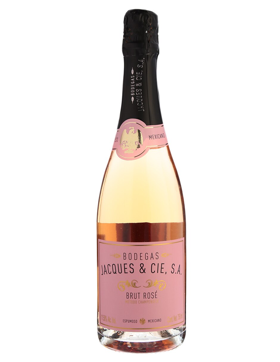 Vino espumoso rosado Malbec Brut Rosé México 750 ml 1