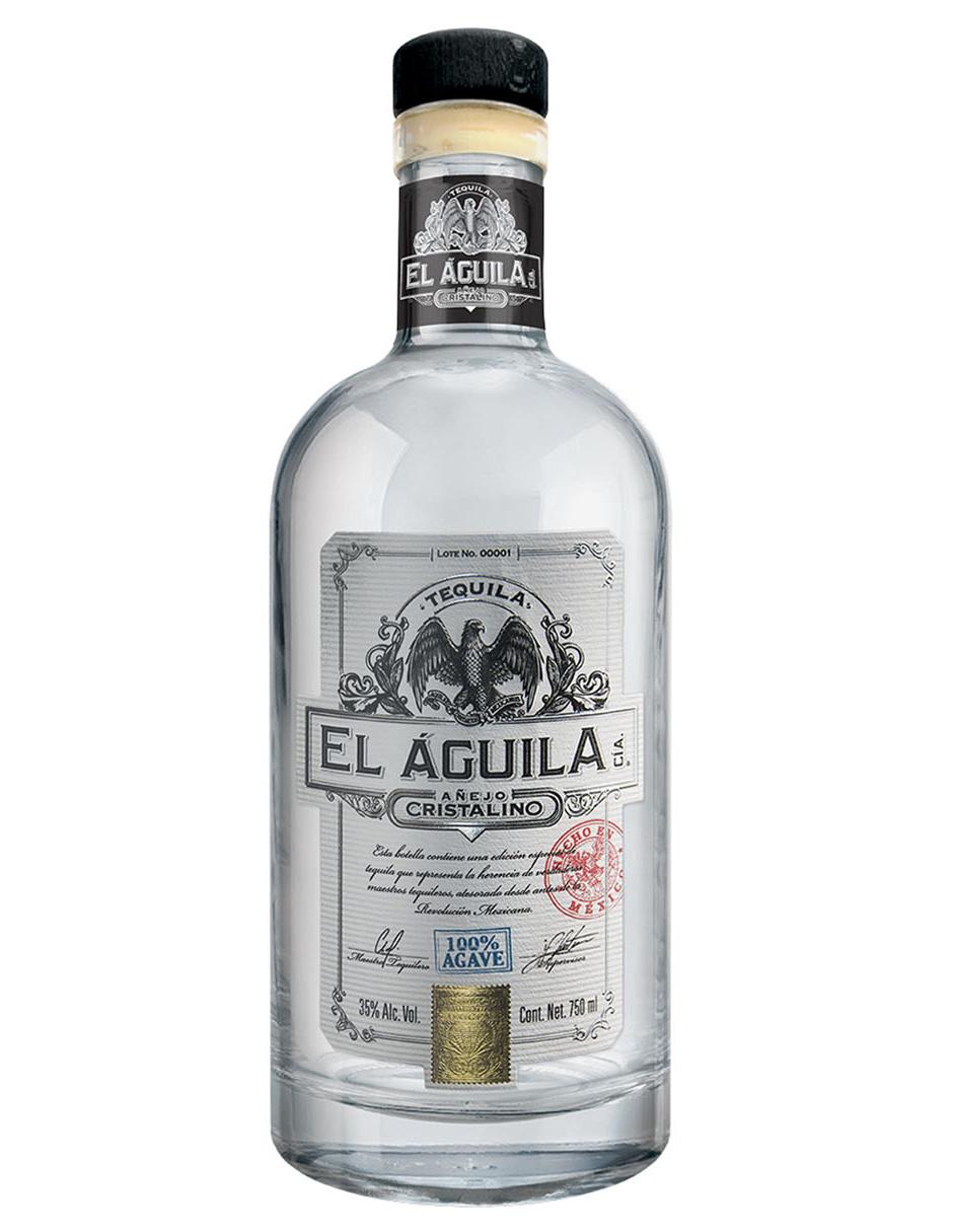 Tequila El Águila Cia añejo cristalino 750 ml 