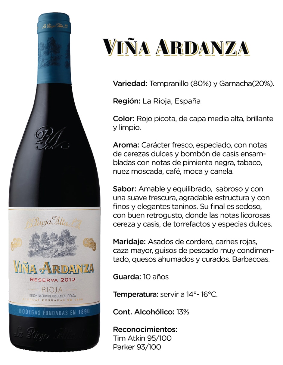 Vino tinto La Rioja Alta tempranillo 750 ml 2