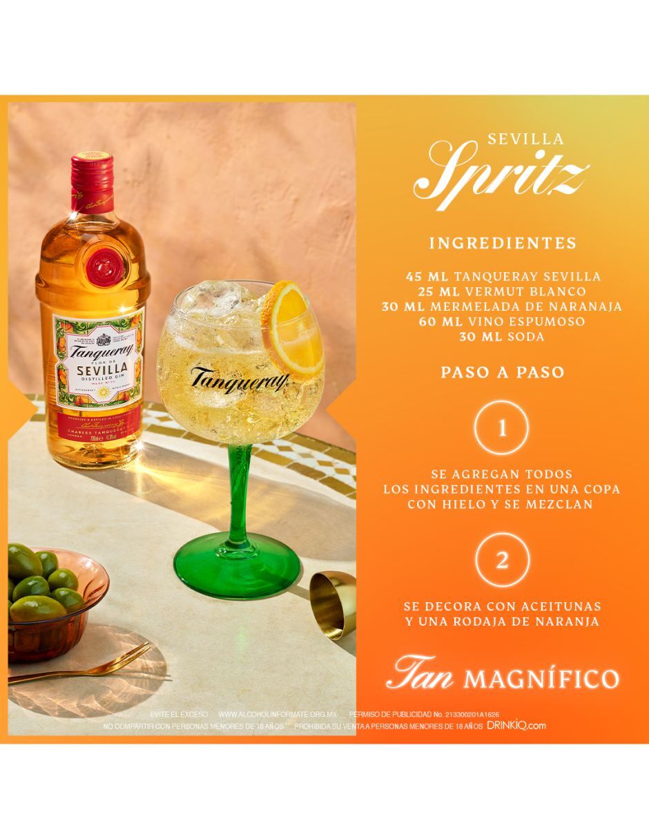 Ginebra Flor de Sevilla 750 ml 3