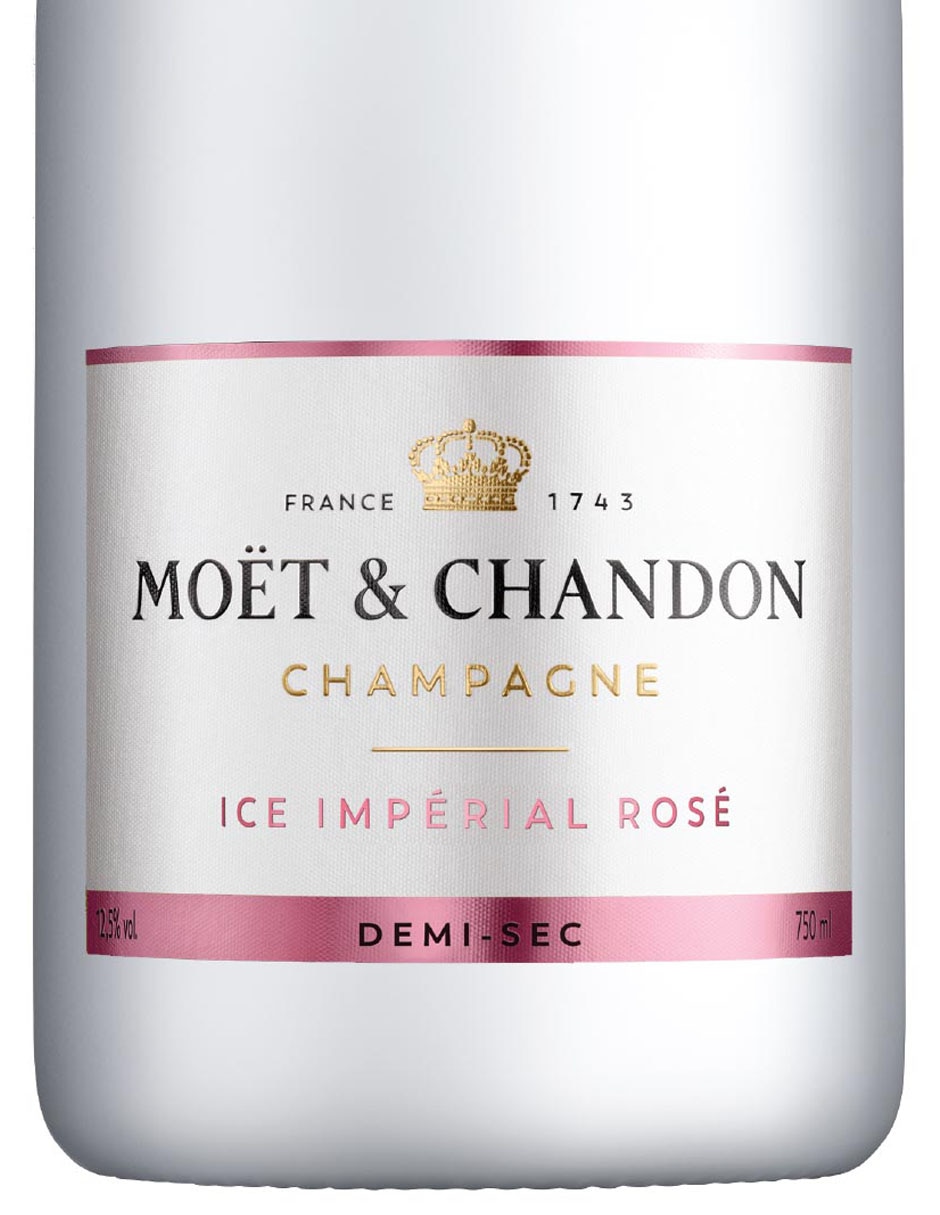 Champagne blanco Pinot Noir Ice Imperial Rosé Francia 750 ml 2
