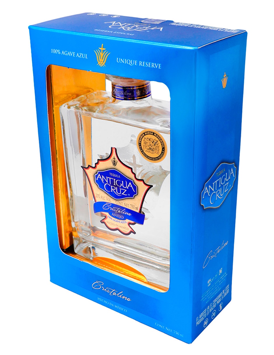 Tequila tipo Añejo cristalino 750 ml 2