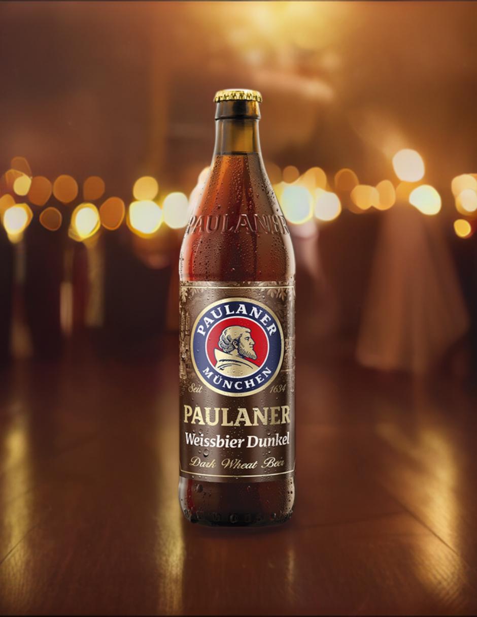 Cerveza obscura Weissbier Dunkel café 500 ml 3