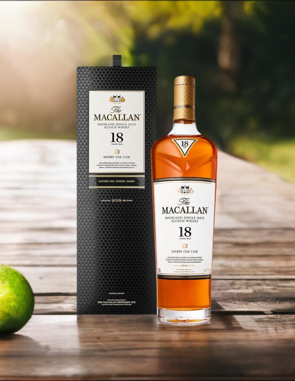 Whisky Scotch Sherry oak 18 años 4