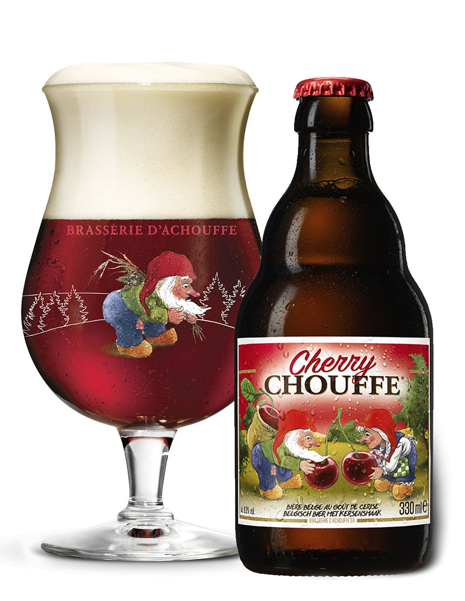 Cerveza clara Cherry frutos rojos 330 ml 2