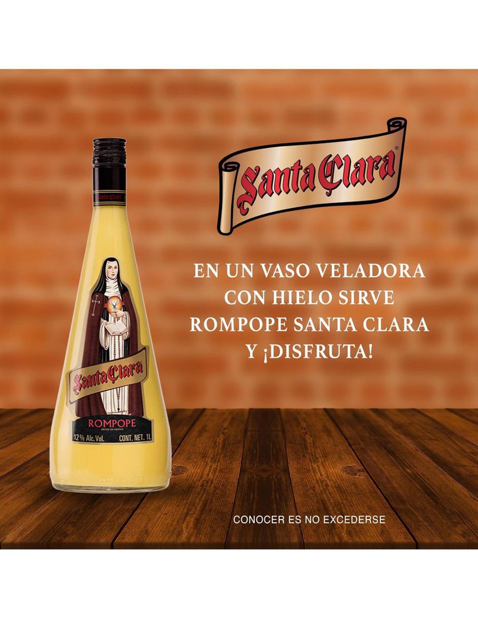 Licor de rompope sabor dulce 1 L 2