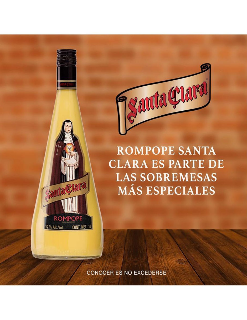 Licor de rompope sabor dulce 1 L 5