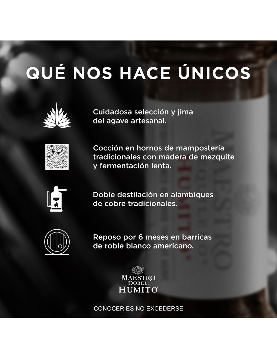 Tequila Humito tipo Blanco 700 ml 3