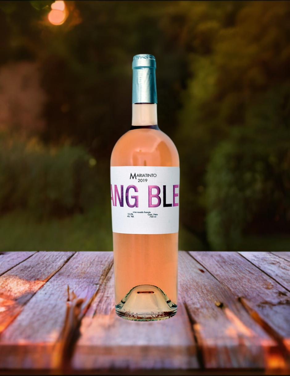 Vino rosado varietal semi seco Sang Bleu 750 ml 2