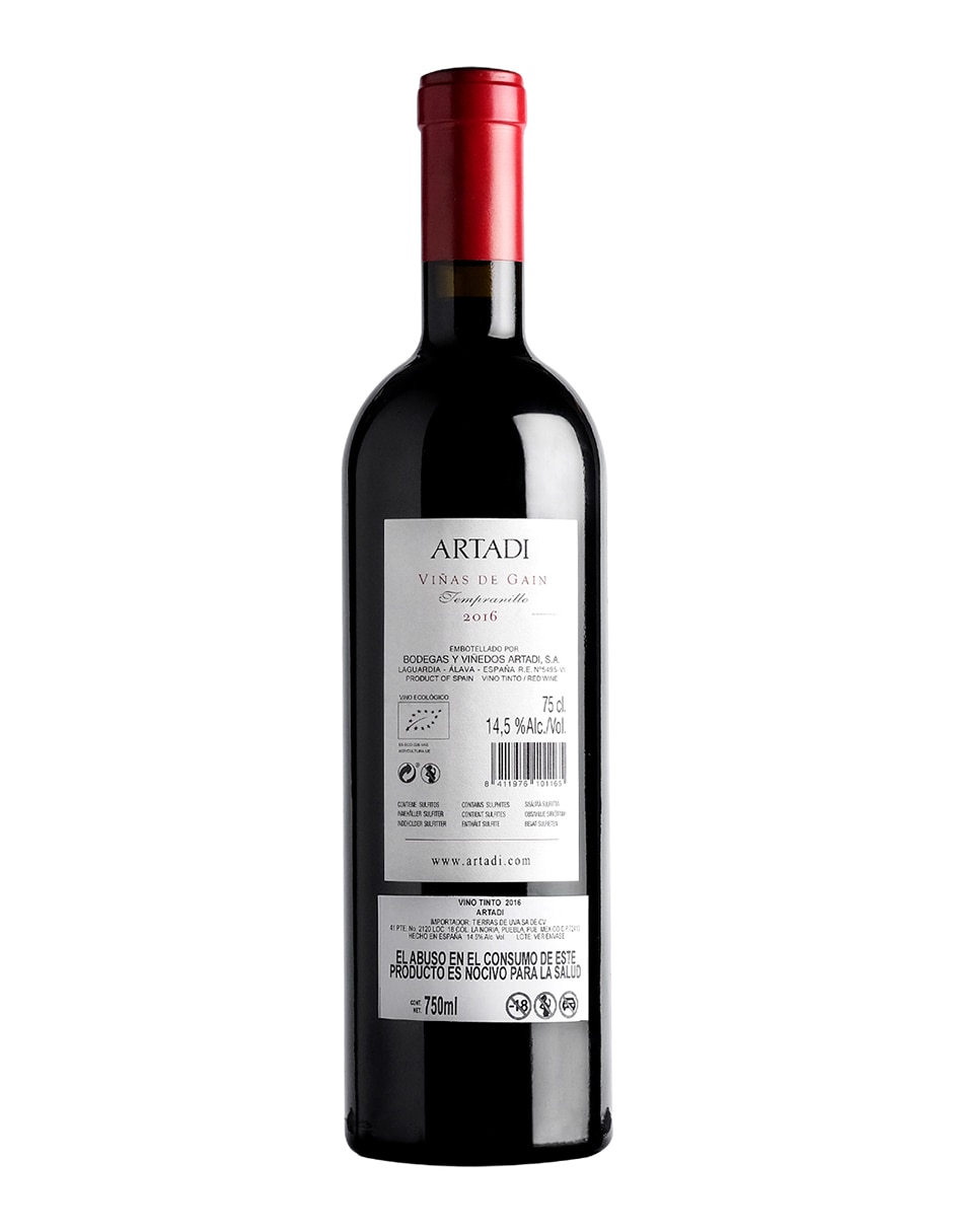 Vino tinto Viñas De Gain tempranillo 2