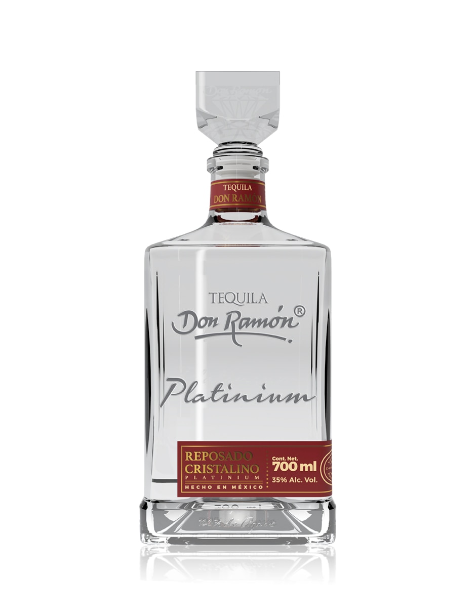 Tequila Platinium tipo Reposado cristalino 700 ml Tequila Platinium tipo Reposado cristalino 700 ml