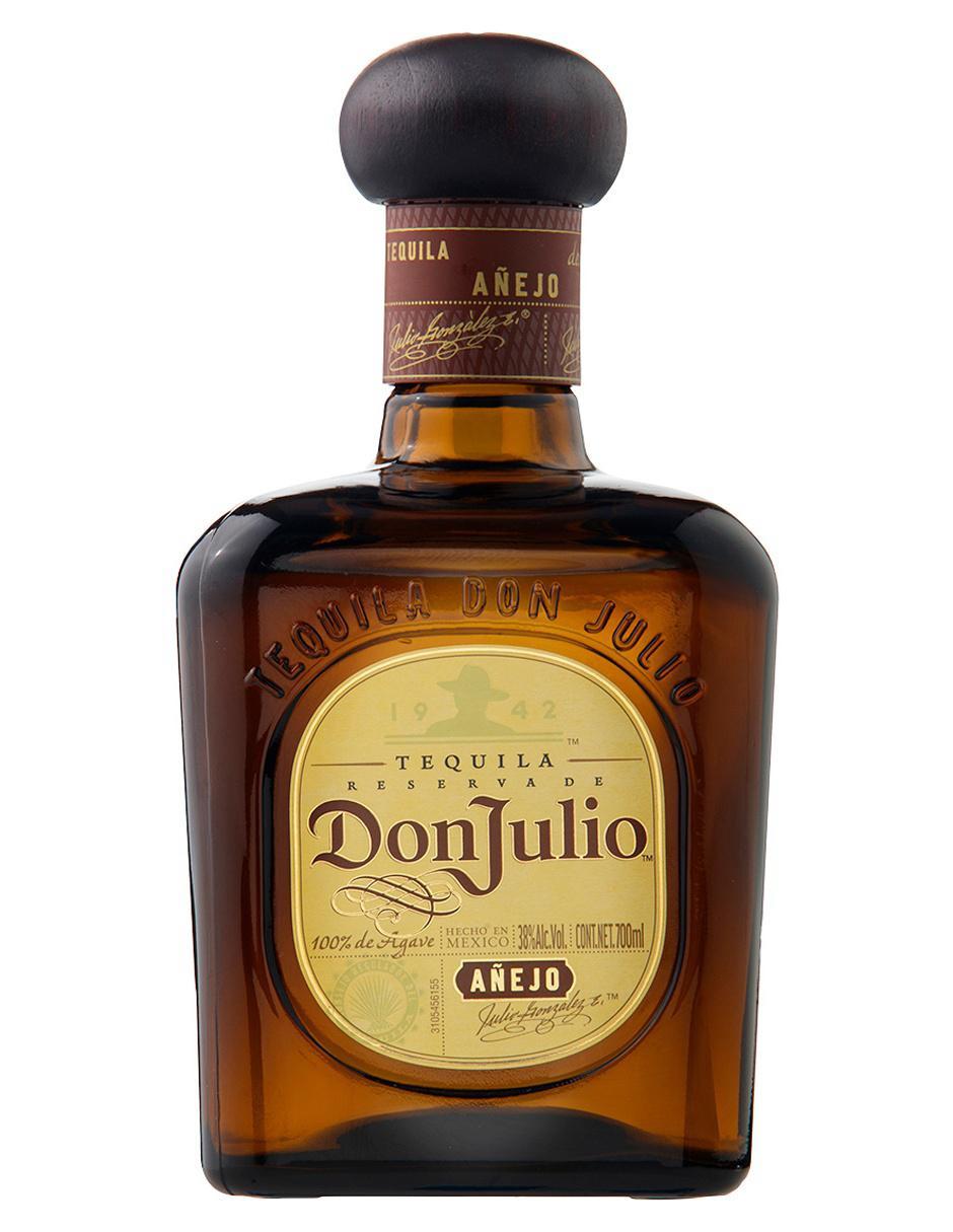 Tequila tipo Añejo cristalino 2 piezas 700 ml c/u