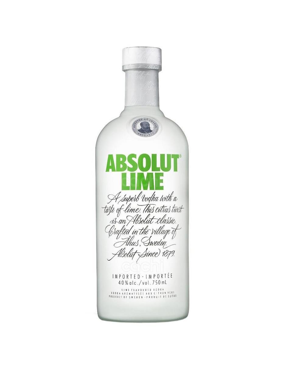 Pack de 4 Vodka Lime 750 ml