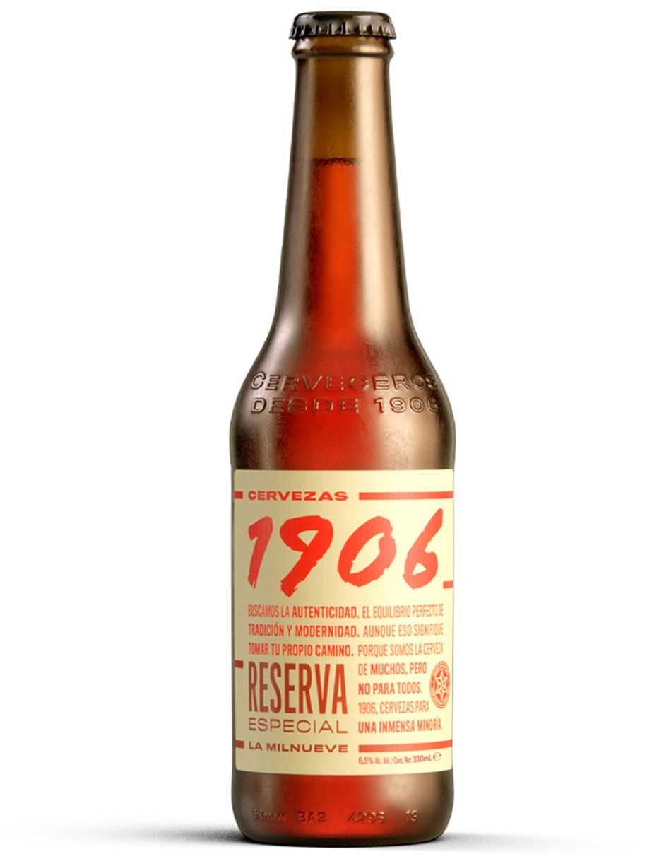 Cerveza clara 1906 Reserva Especial tostado 330 ml