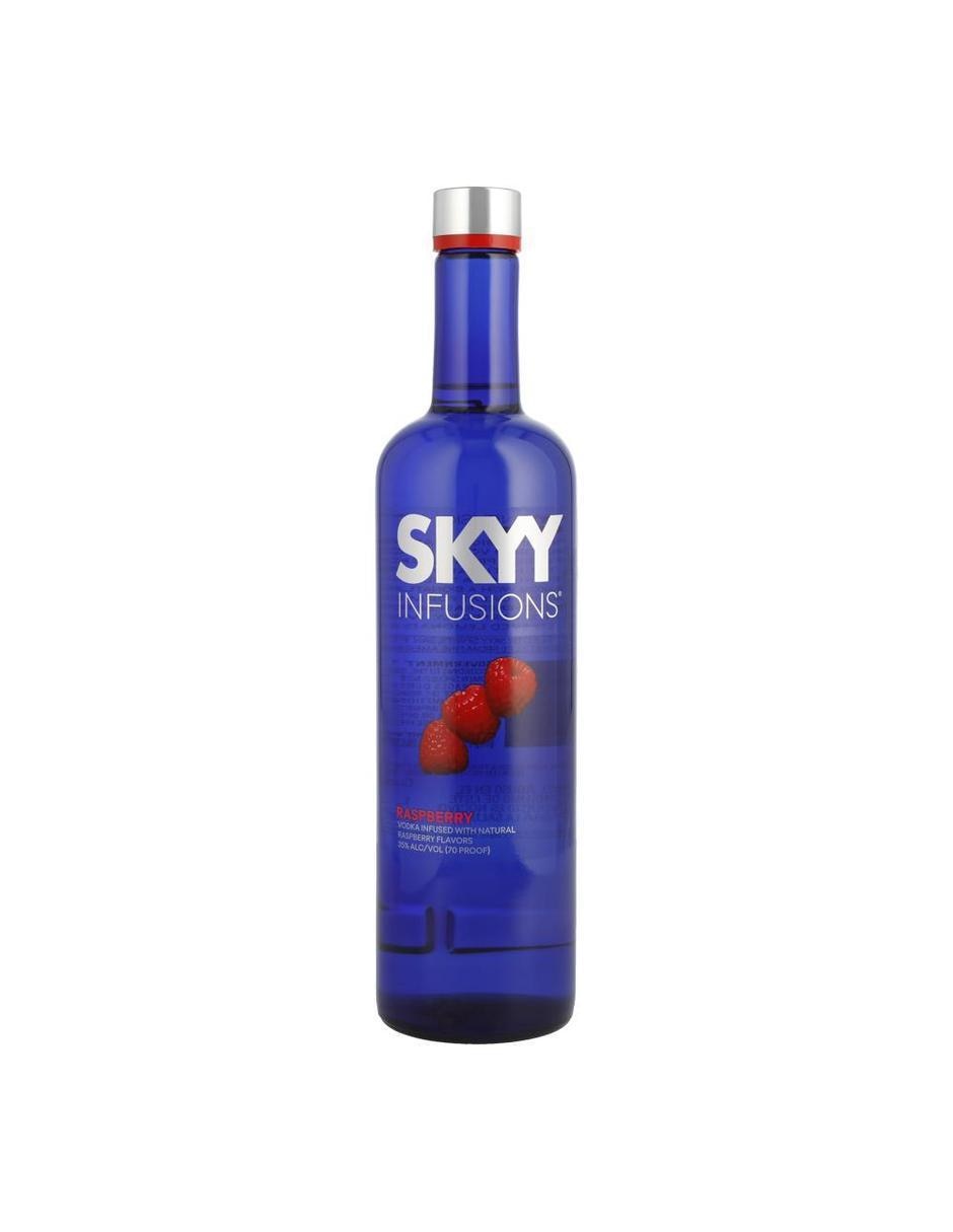 Pack de 4 Vodka Infusions Raspberry 750 ml