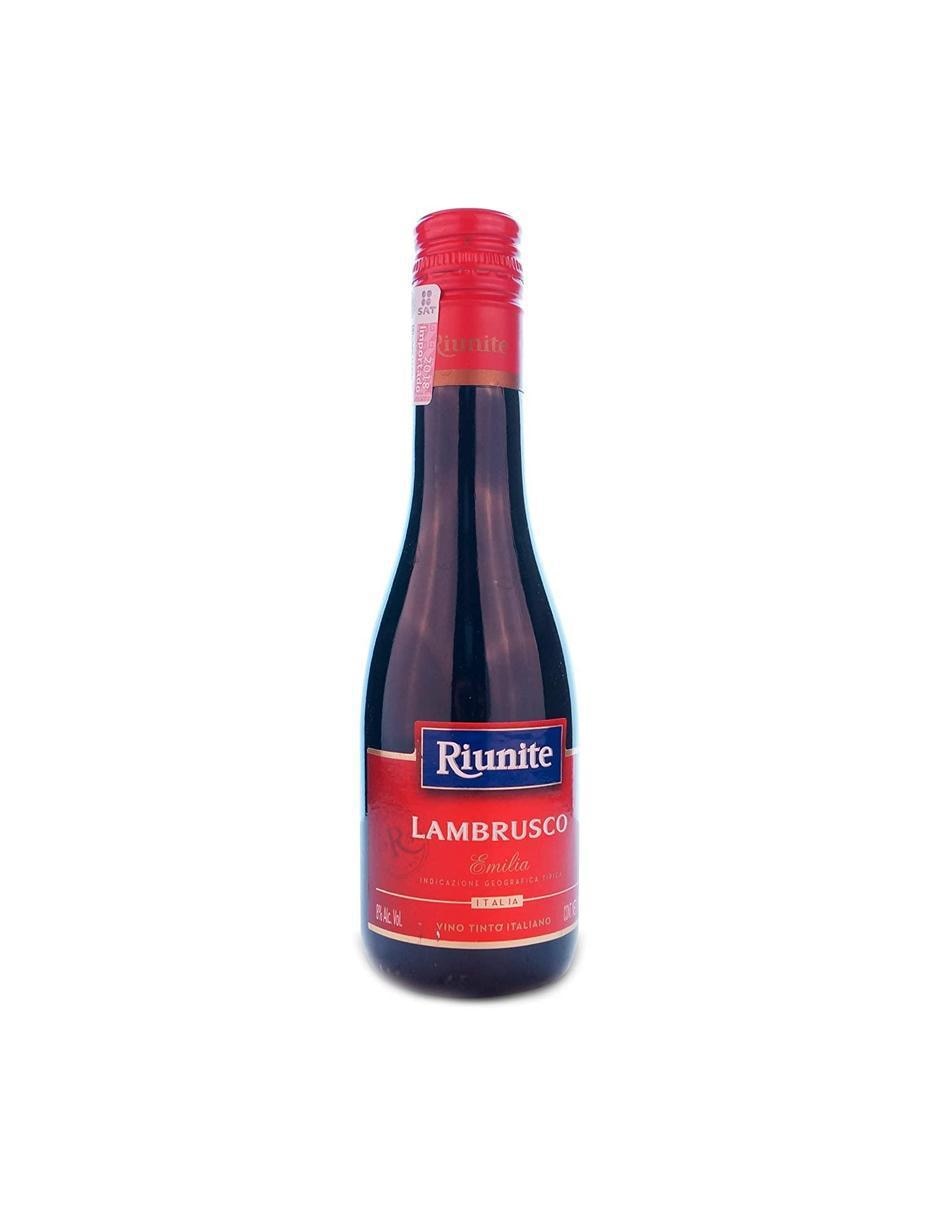 Vino tinto lambrusco 187 ml