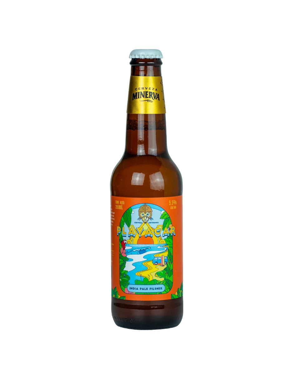 Cerveza clara artesanal guayaba 355 ml