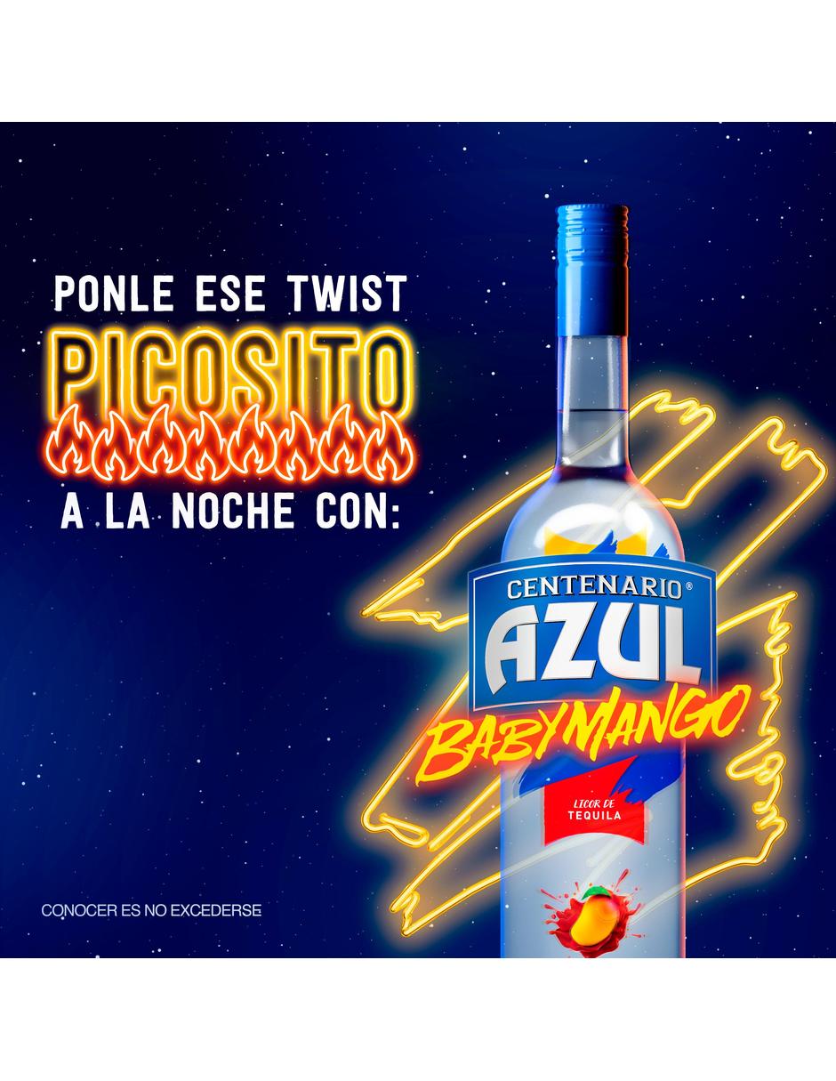 Licor de tequila Azul Baby Mango 700 ml 2