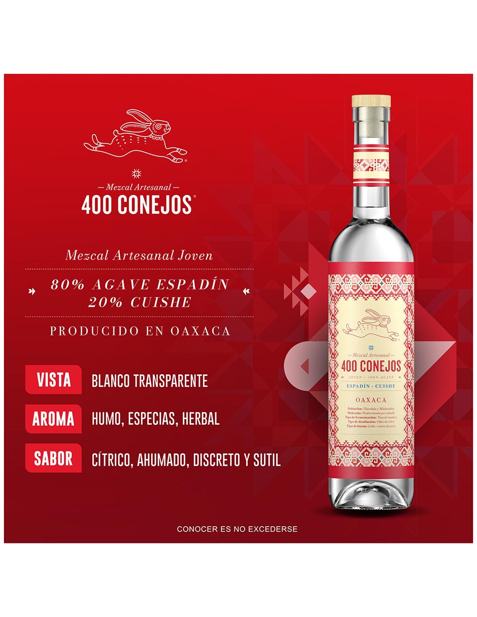 Mezcal Cuishe Joven 750 ml 4