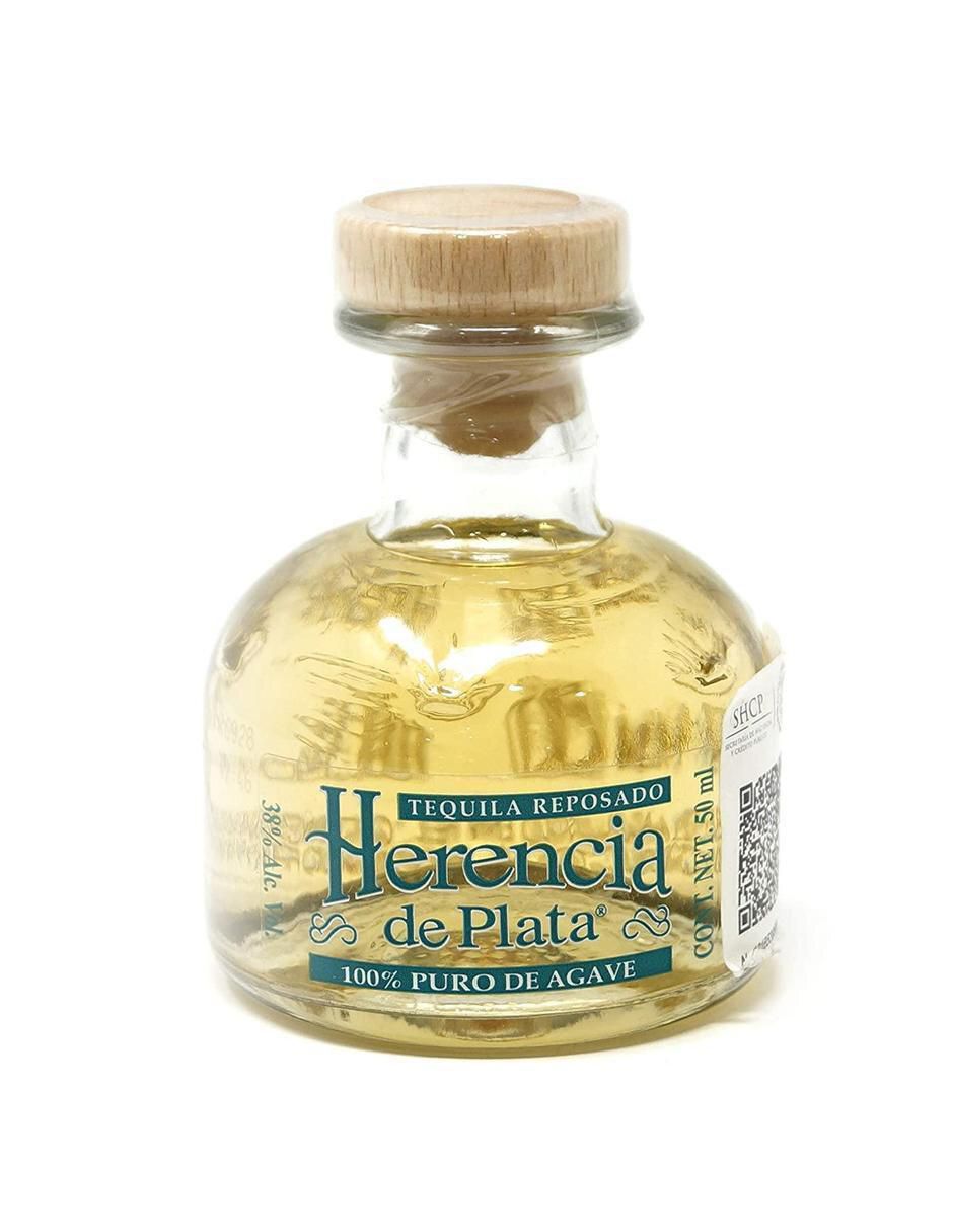 Tequila tipo Reposado 2 piezas 50 ml c/u 2
