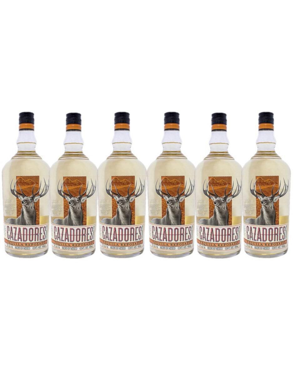 Tequila tipo Reposado 6 piezas 950 ml c/u