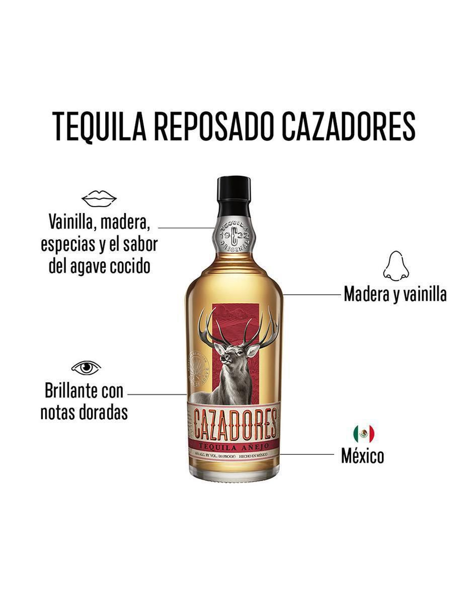 Tequila tipo Reposado 6 piezas 950 ml c/u 4