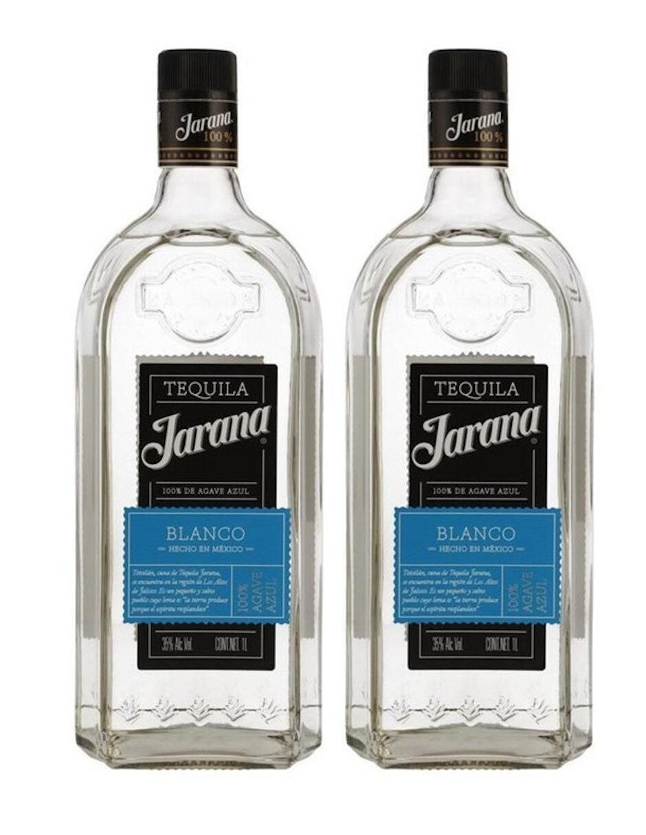 Tequila tipo Blanco 2 piezas 1 L c/u