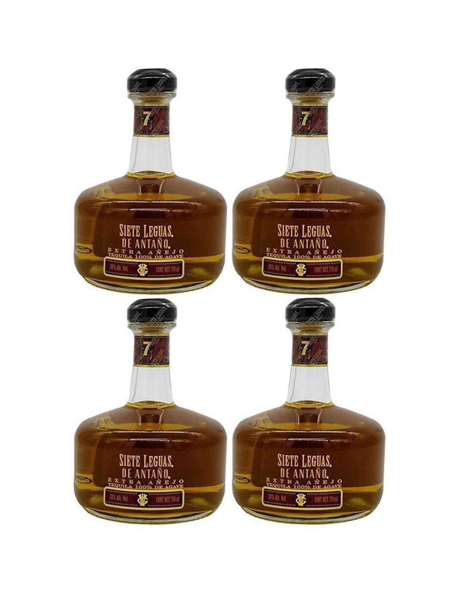 Caja de tequila tipo Extra añejo 4 piezas 750 ml c/u