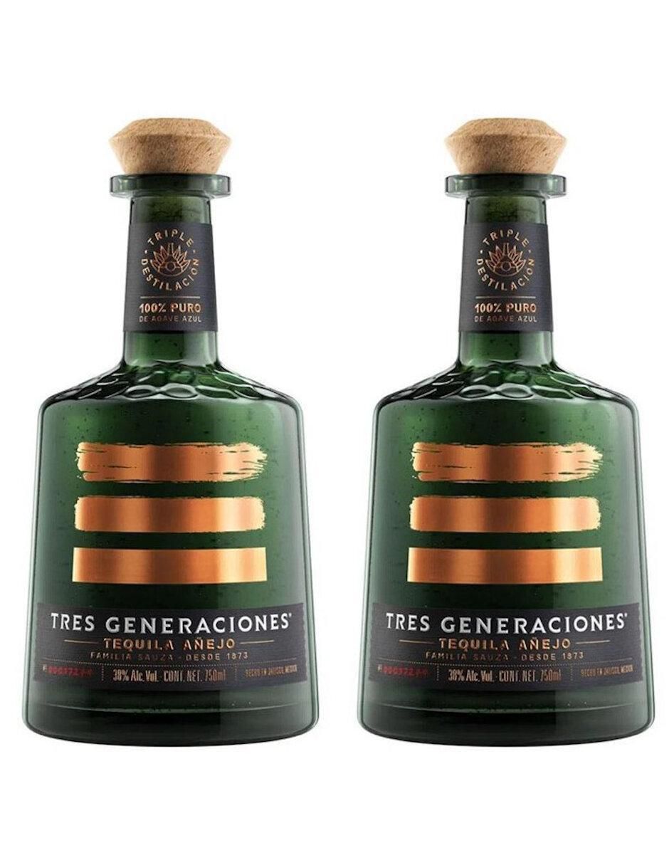 Tequila tipo Añejo 2 piezas 750 ml c/u