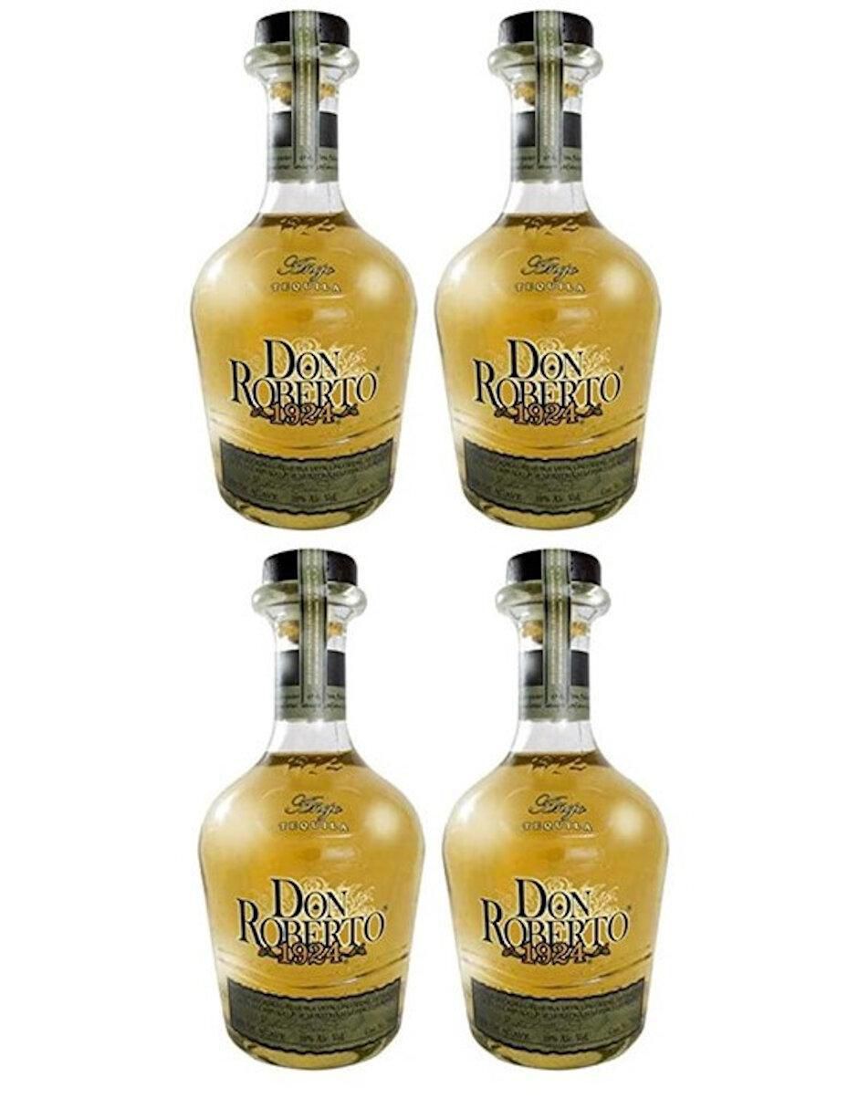 Caja de tequila Ultra premium tipo Añejo 4 piezas 750 ml c/u