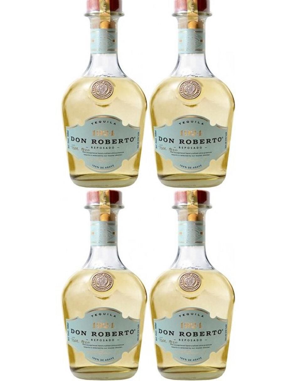 Caja de tequila Ultra premium tipo Reposado 4 piezas 750 ml c/u