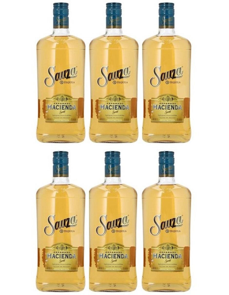 Caja de tequila tipo Reposado 6 piezas 1 L c/u