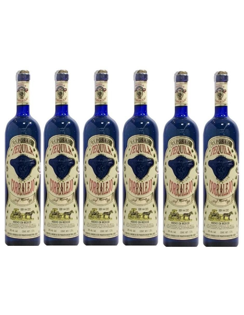 Caja de tequila tipo Reposado 6 piezas 1.75 L c/u